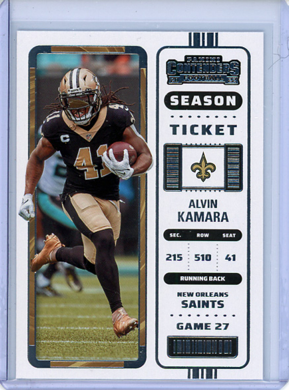 Alvin Kamara 2022 Contenders #64 (CQ)