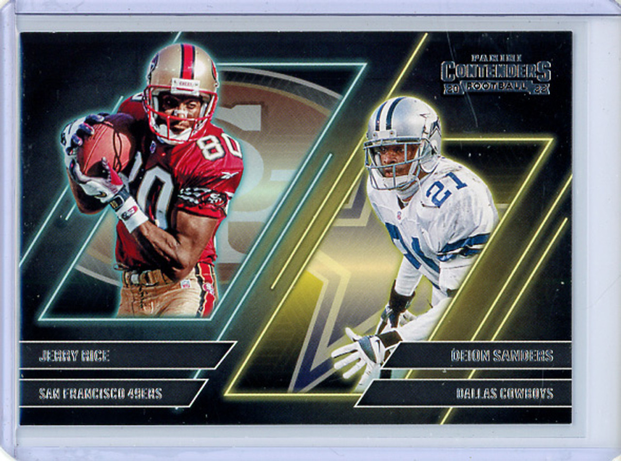 Jerry Rice, Deion Sanders 2022 Contenders, Contenders Series #CS-RS (CQ)