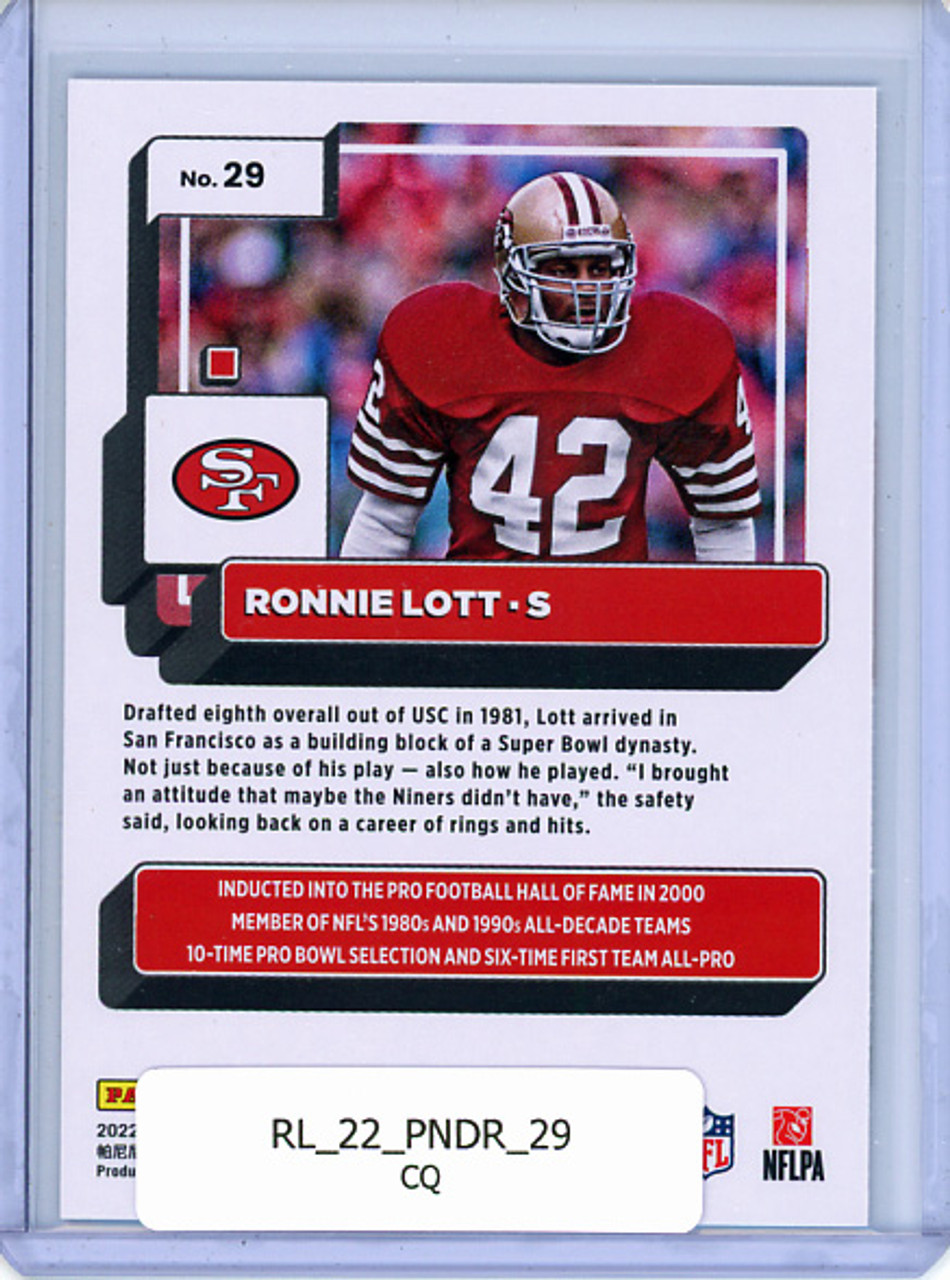 Ronnie Lott 2022 Donruss #29 (CQ)