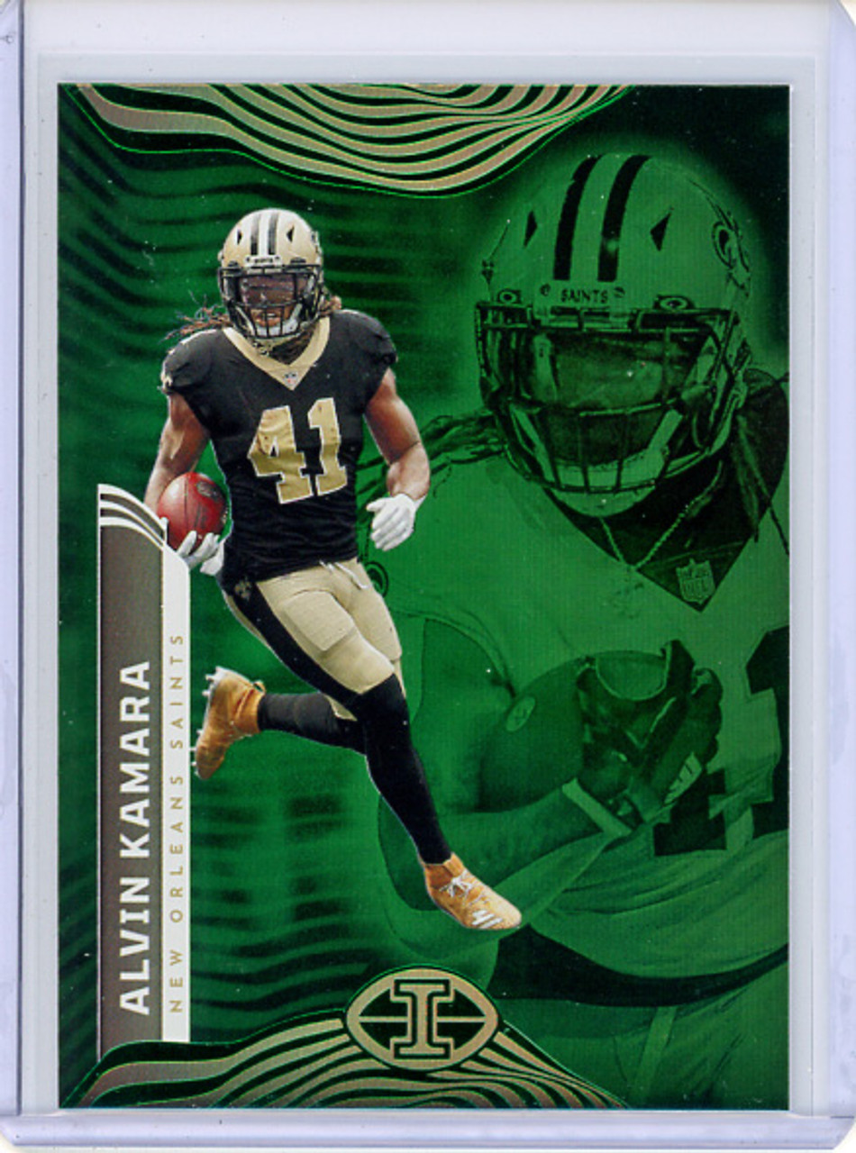 Alvin Kamara 2022 Illusions #71 Emerald (CQ)