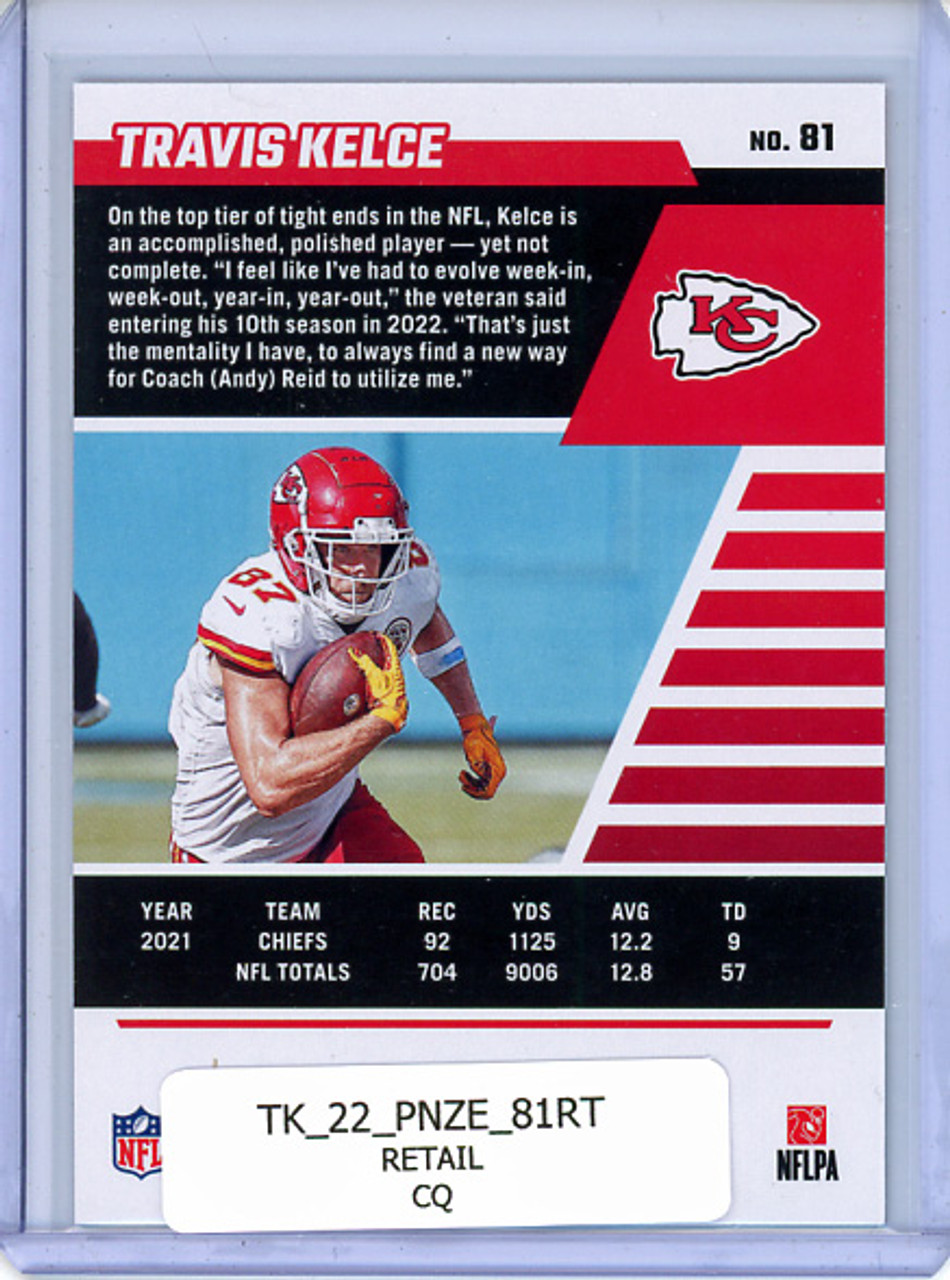 Travis Kelce 2022 Zenith #81 Retail (CQ)