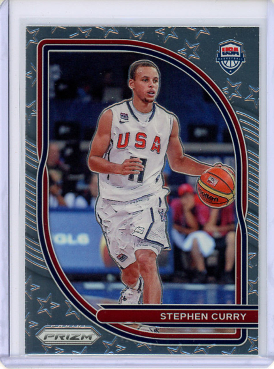 Stephen Curry 2020-21 Prizm, USA Basketball #10 (CQ)