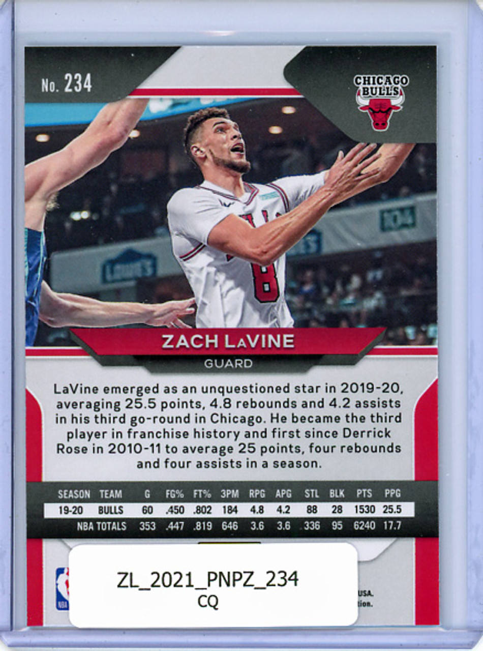 Zach LaVine 2020-21 Prizm #234 (CQ)