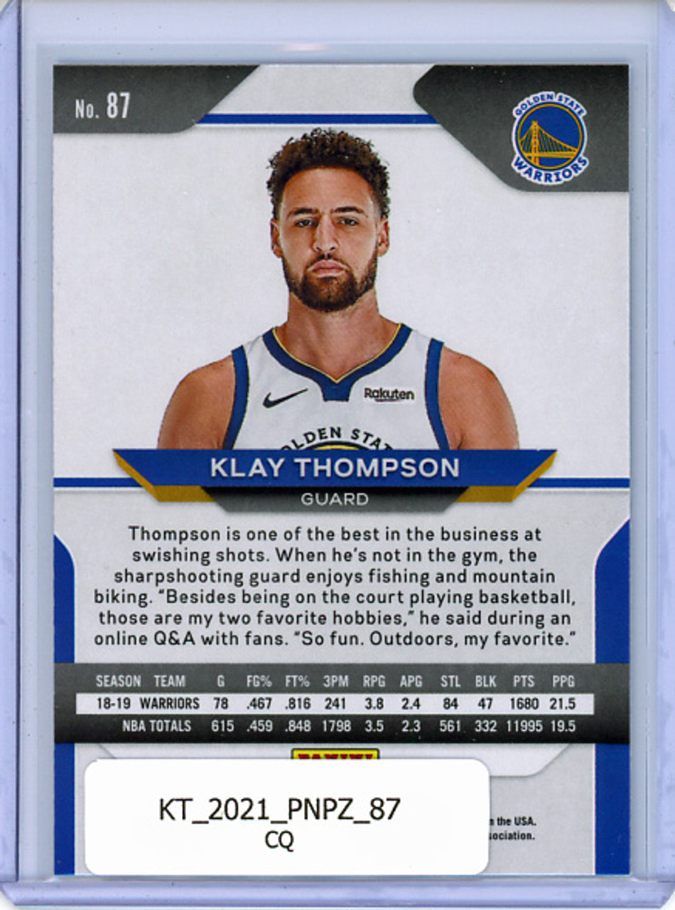 Klay Thompson 2020-21 Prizm #87 (CQ)