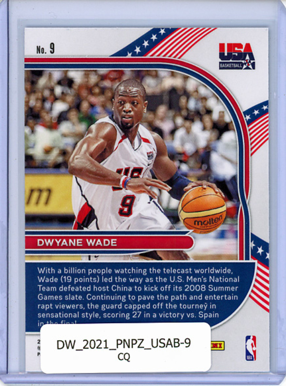 Dwyane Wade 2020-21 Prizm, USA Basketball #9 (CQ)