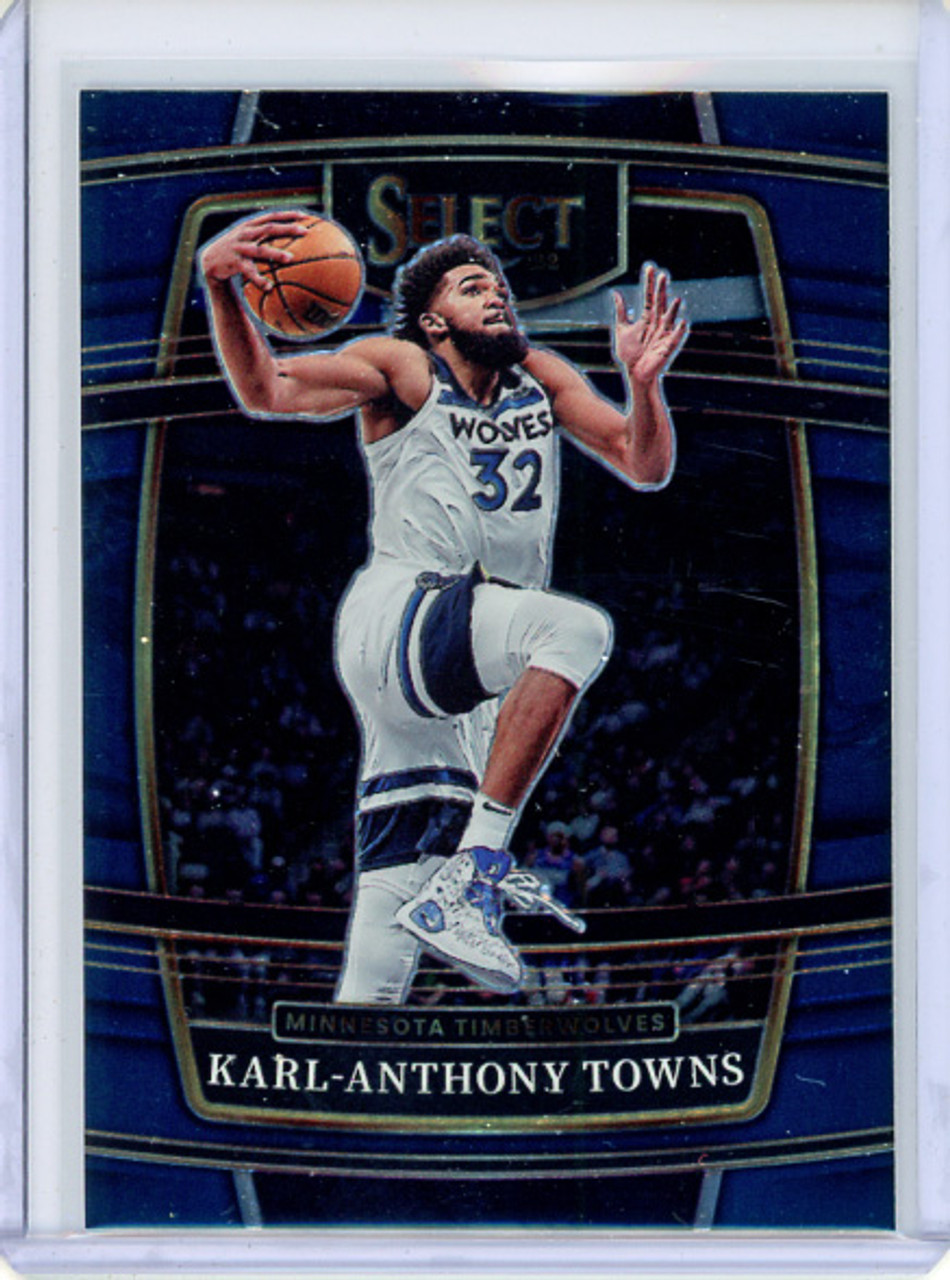 Karl-Anthony Towns 2021-22 Select #10 Concourse Blue (CQ)