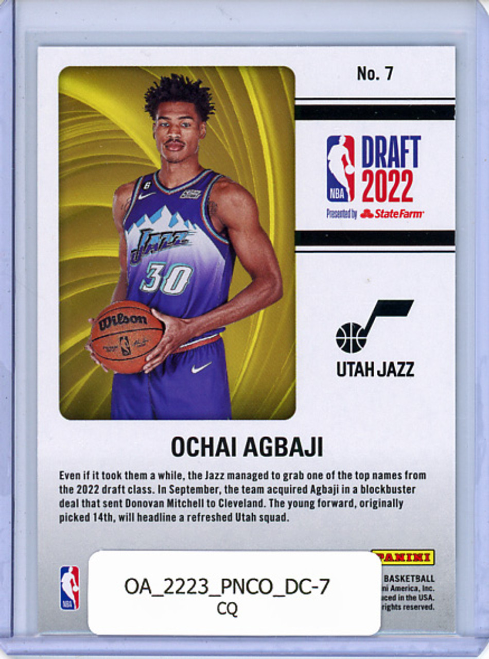 Ochai Agbaji 2022-23 Contenders, Draft Class #7 (CQ)