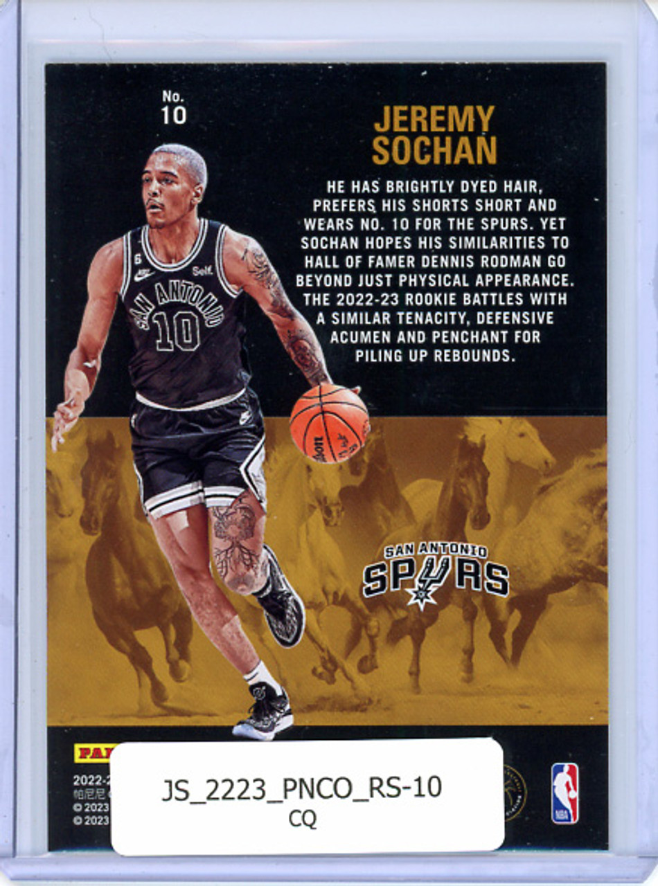 Jeremy Sochan 2022-23 Contenders, Rookie Stallions #10 (CQ)