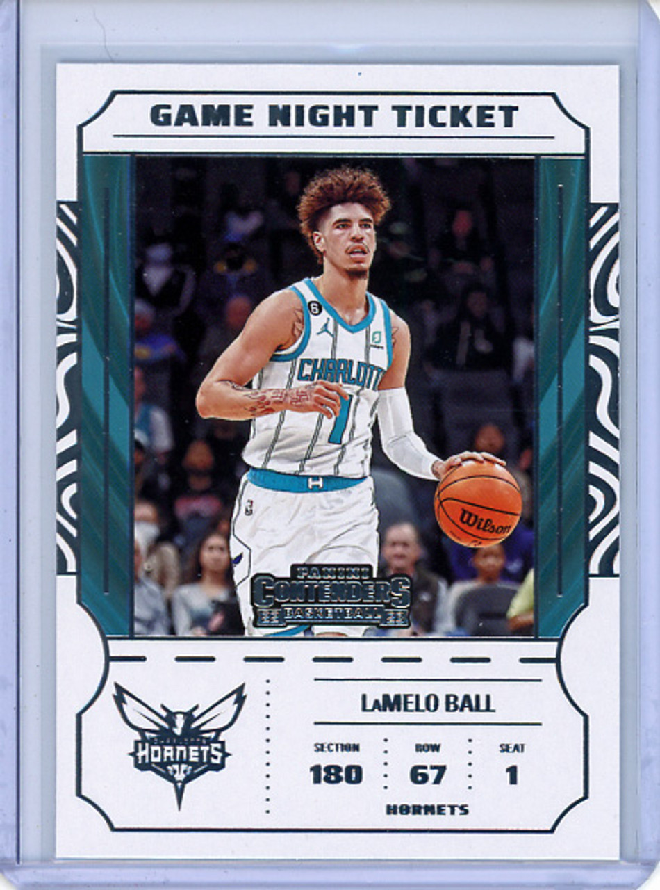 LaMelo Ball 2022-23 Contenders, Game Night Ticket #7 (CQ)