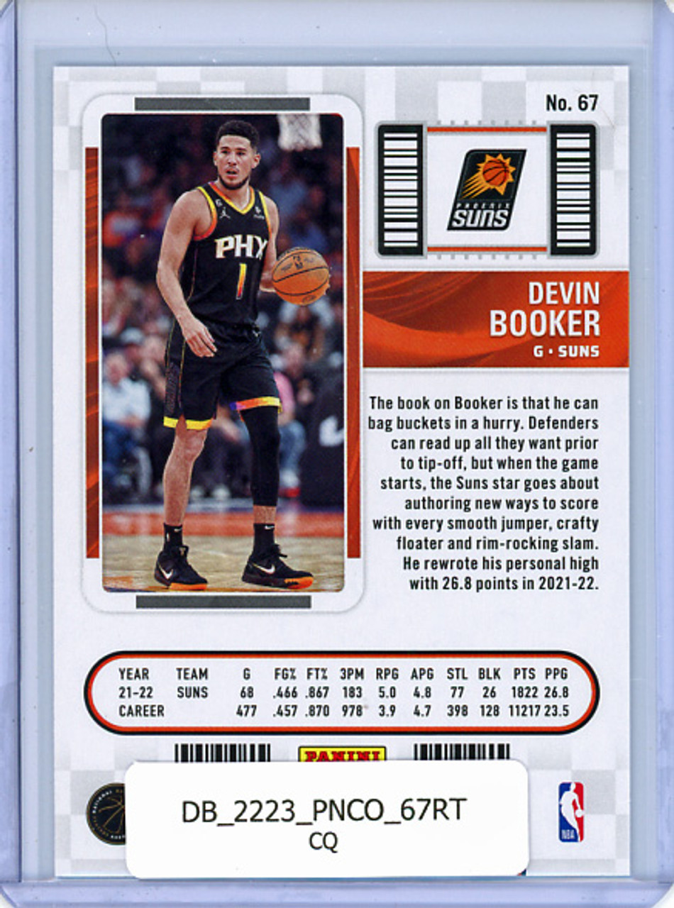 Devin Booker 2022-23 Contenders #67 Retail (CQ)