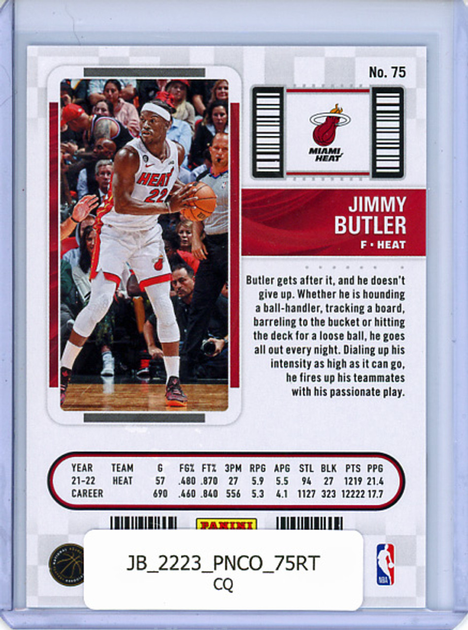 Jimmy Butler 2022-23 Contenders #75 Retail (CQ)