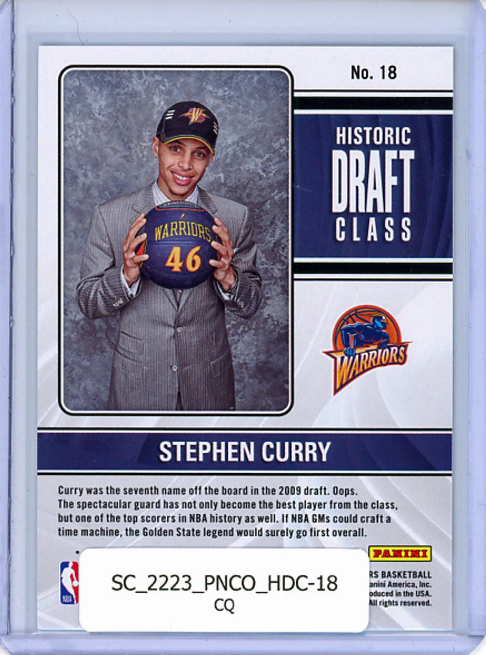 Stephen Curry 2022-23 Contenders, Historic Draft Class #18 (CQ)