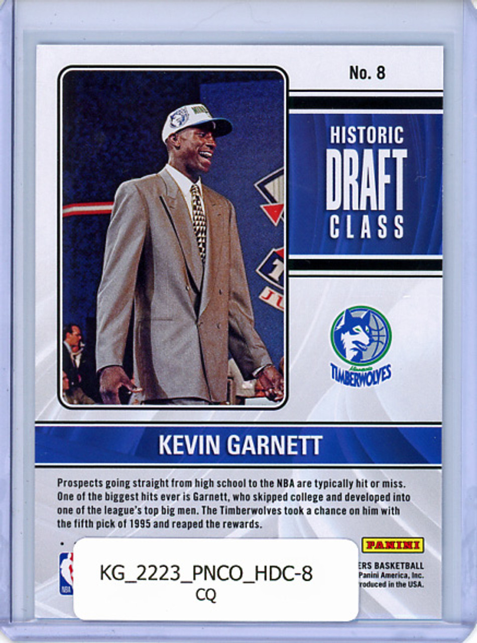 Kevin Garnett 2022-23 Contenders, Historic Draft Class #8 (CQ)