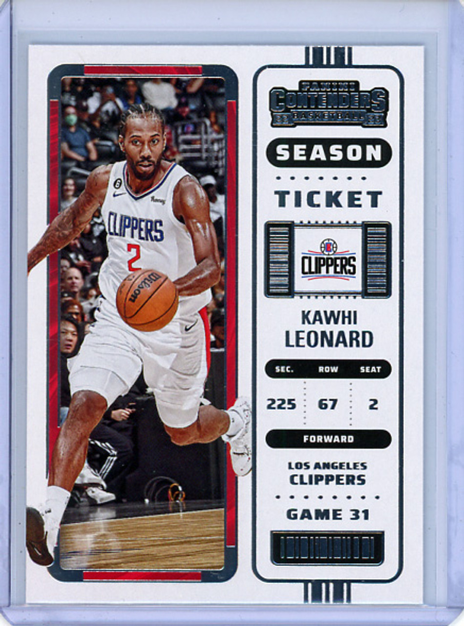 Kawhi Leonard 2022-23 Contenders #27 Retail (CQ)