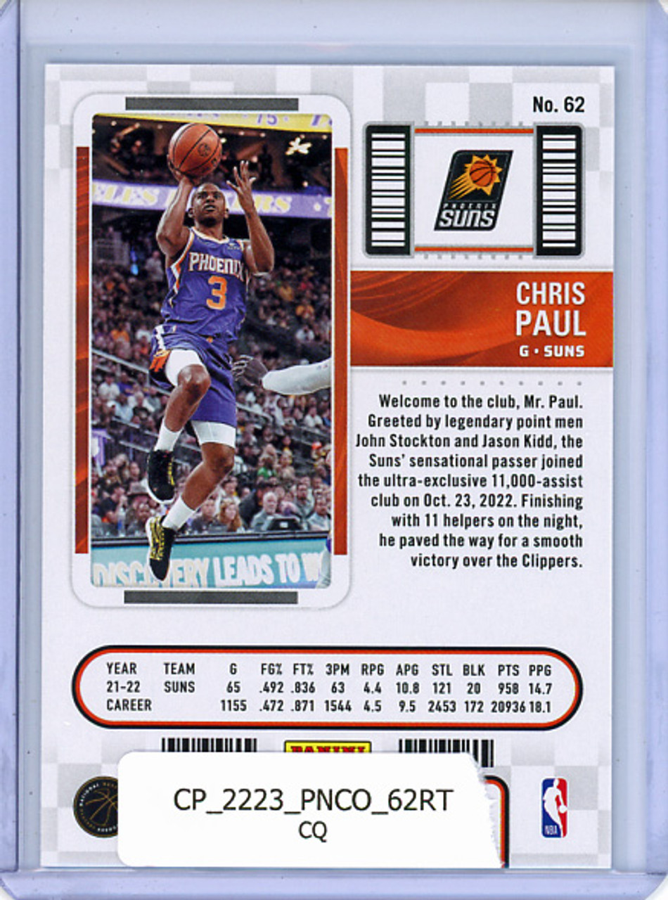 Chris Paul 2022-23 Contenders #62 Retail (CQ)