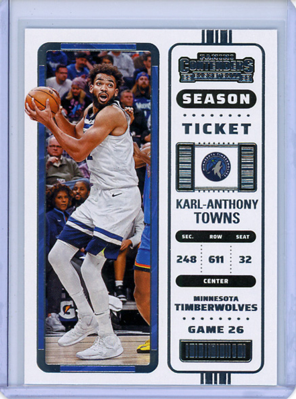 Karl-Anthony Towns 2022-23 Contenders #20 Retail (CQ)