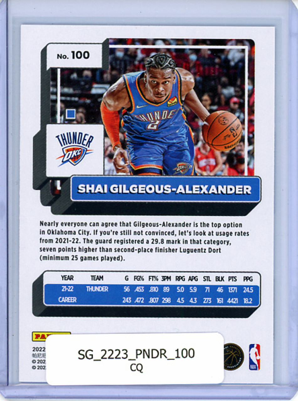Shai Gilgeous-Alexander 2022-23 Donruss #100 (CQ)