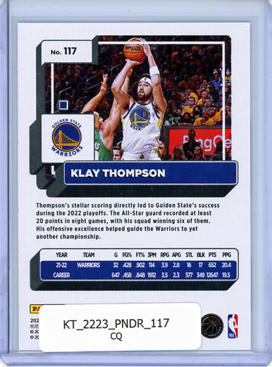 Klay Thompson 2022-23 Donruss #117 (CQ)