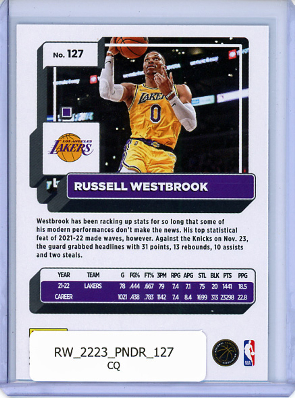 Russell Westbrook 2022-23 Donruss #127 (CQ)
