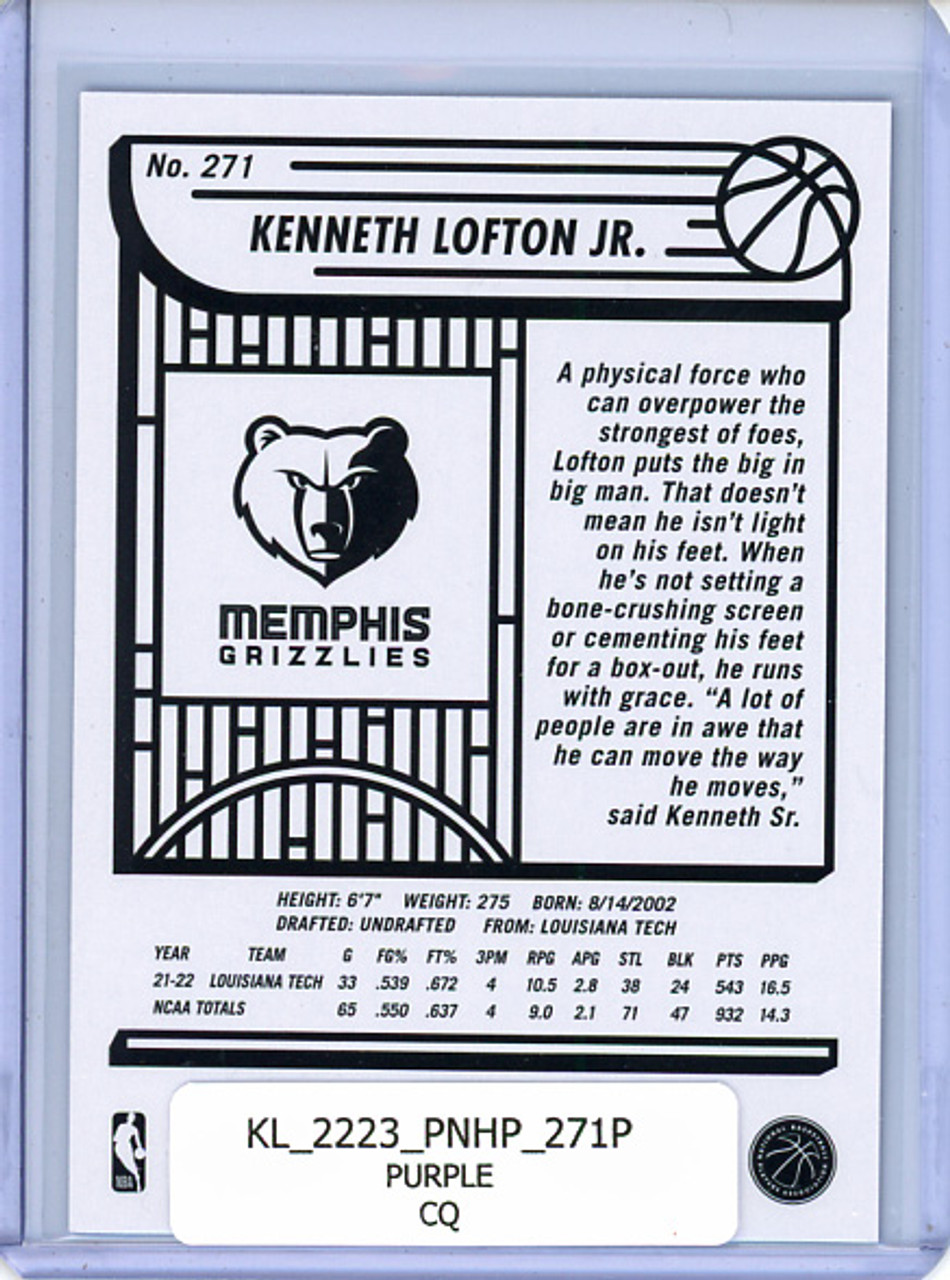 Kenneth Lofton Jr. 2022-23 Hoops #271 Purple (CQ)