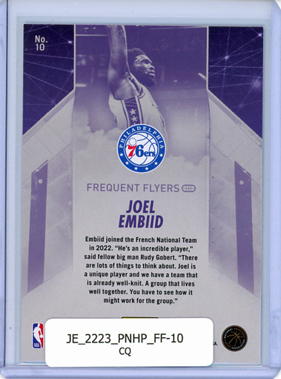 Joel Embiid 2022-23 Hoops, Frequent Flyers #10 (CQ)