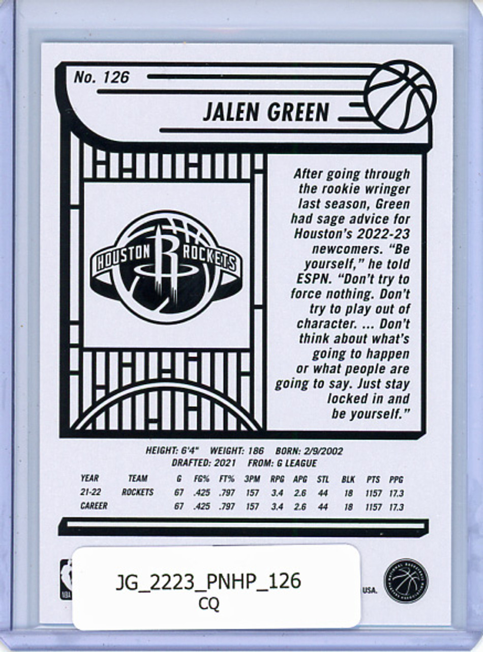 Jalen Green 2022-23 Hoops #126 (CQ)