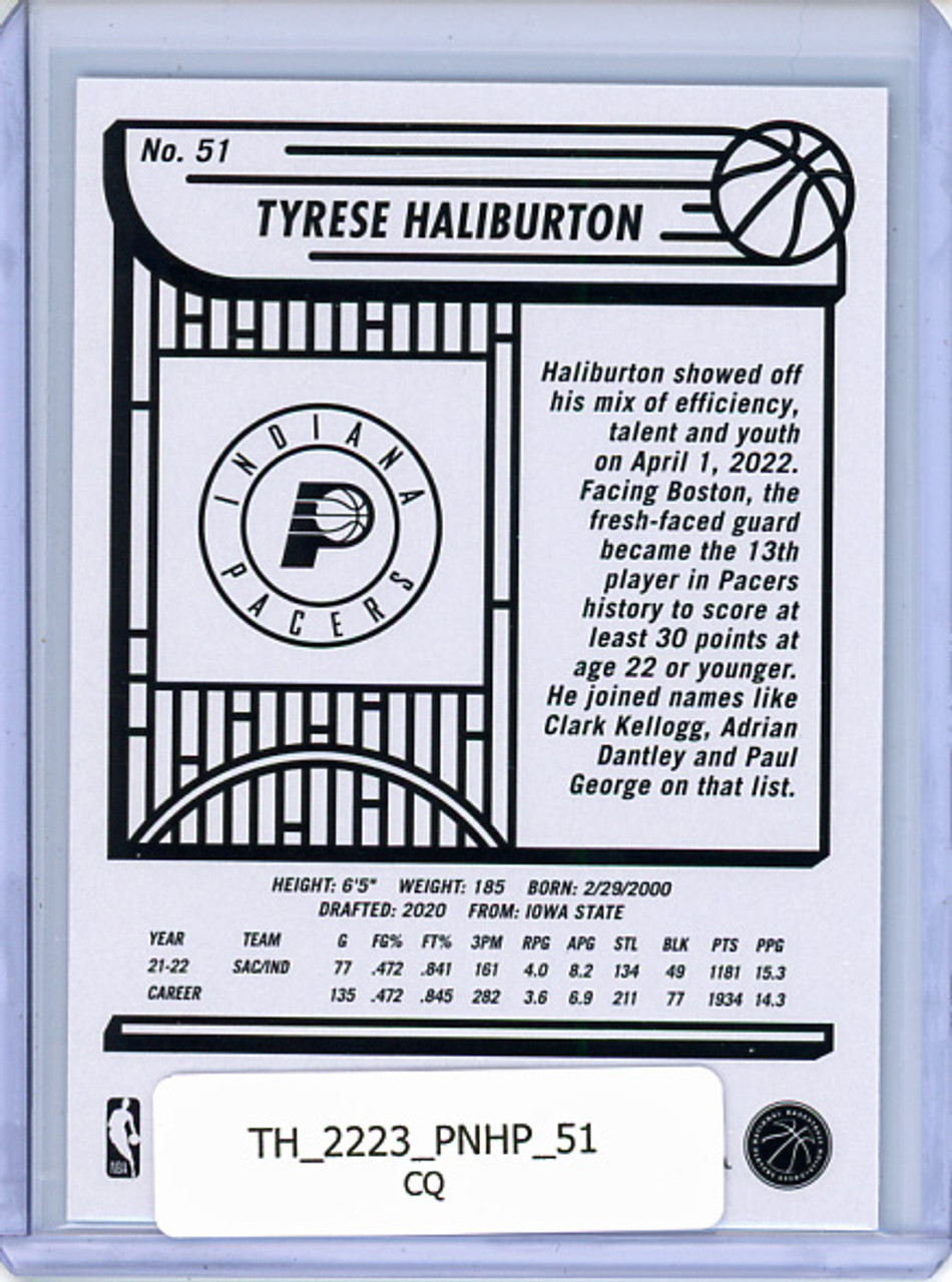 Tyrese Haliburton 2022-23 Hoops #51 (CQ)