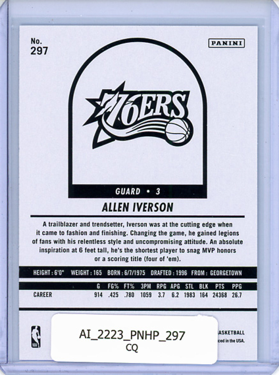 Allen Iverson 2022-23 Hoops #297 Tribute (CQ)