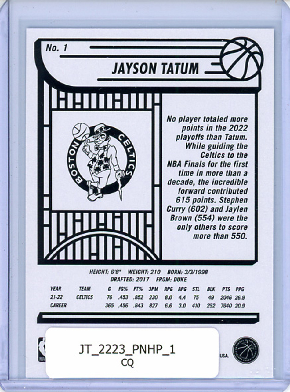 Jayson Tatum 2022-23 Hoops #1 (CQ)