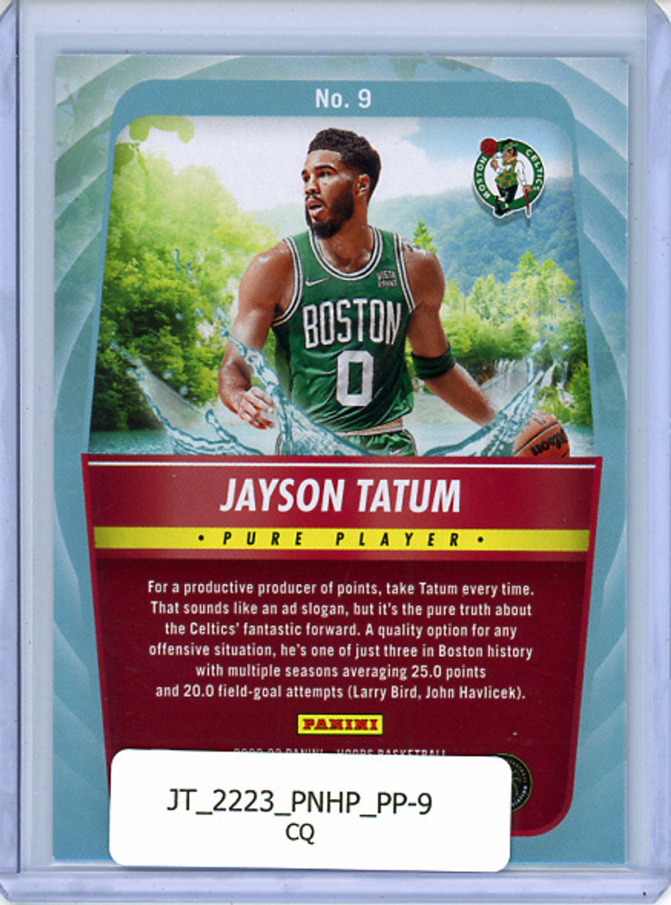 Jayson Tatum 2022-23 Hoops, Pure Players #9 (CQ)