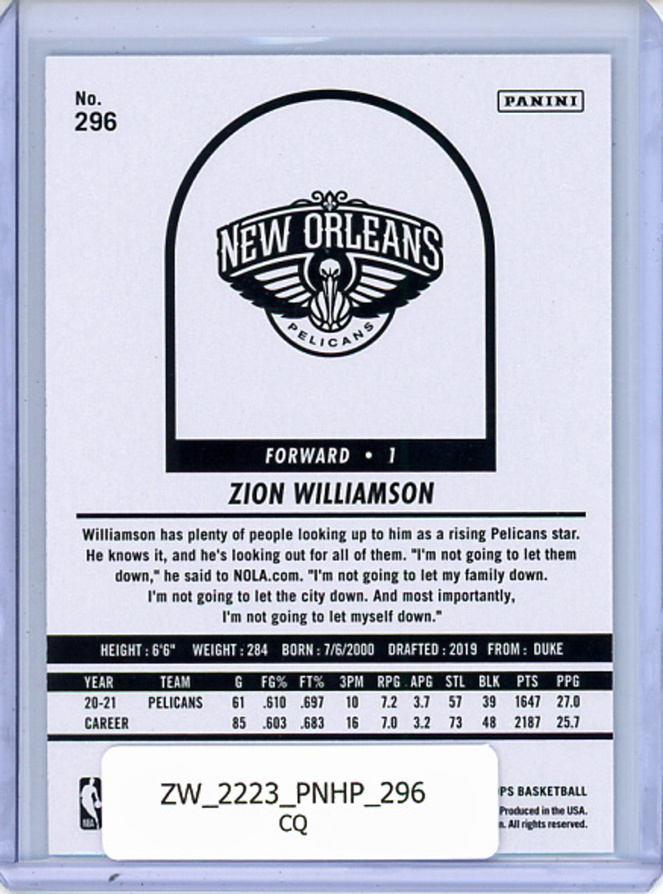 Zion Williamson 2022-23 Hoops #296 Tribute (CQ)