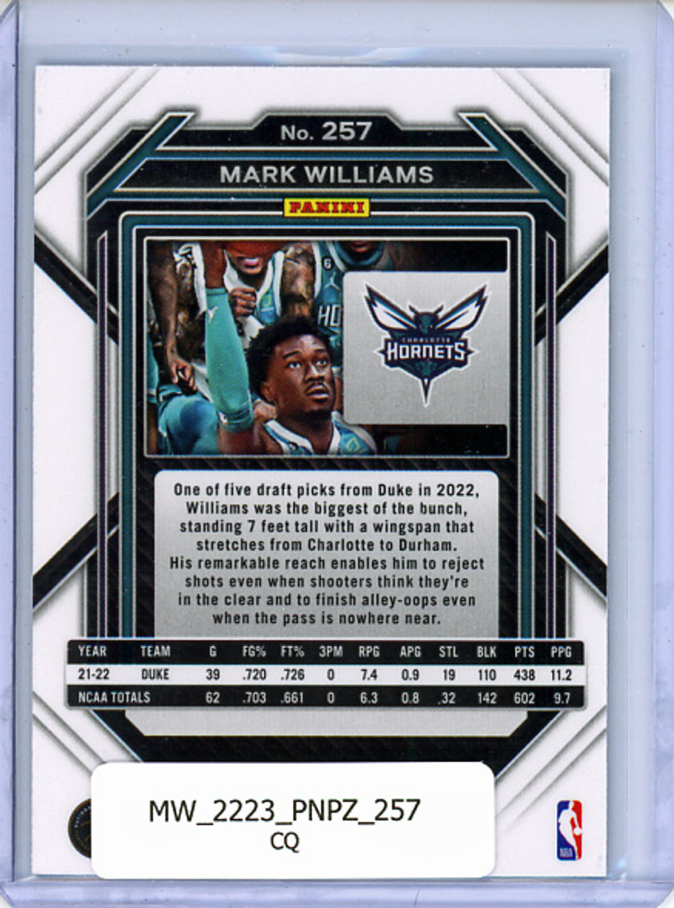 Mark Williams 2022-23 Prizm #257 (CQ)