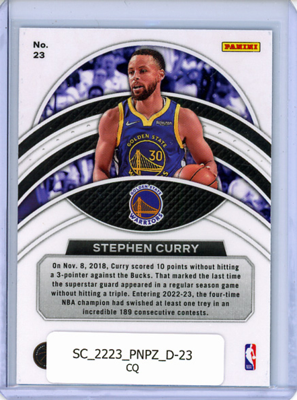 Stephen Curry 2022-23 Prizm, Dominance #23 (CQ)