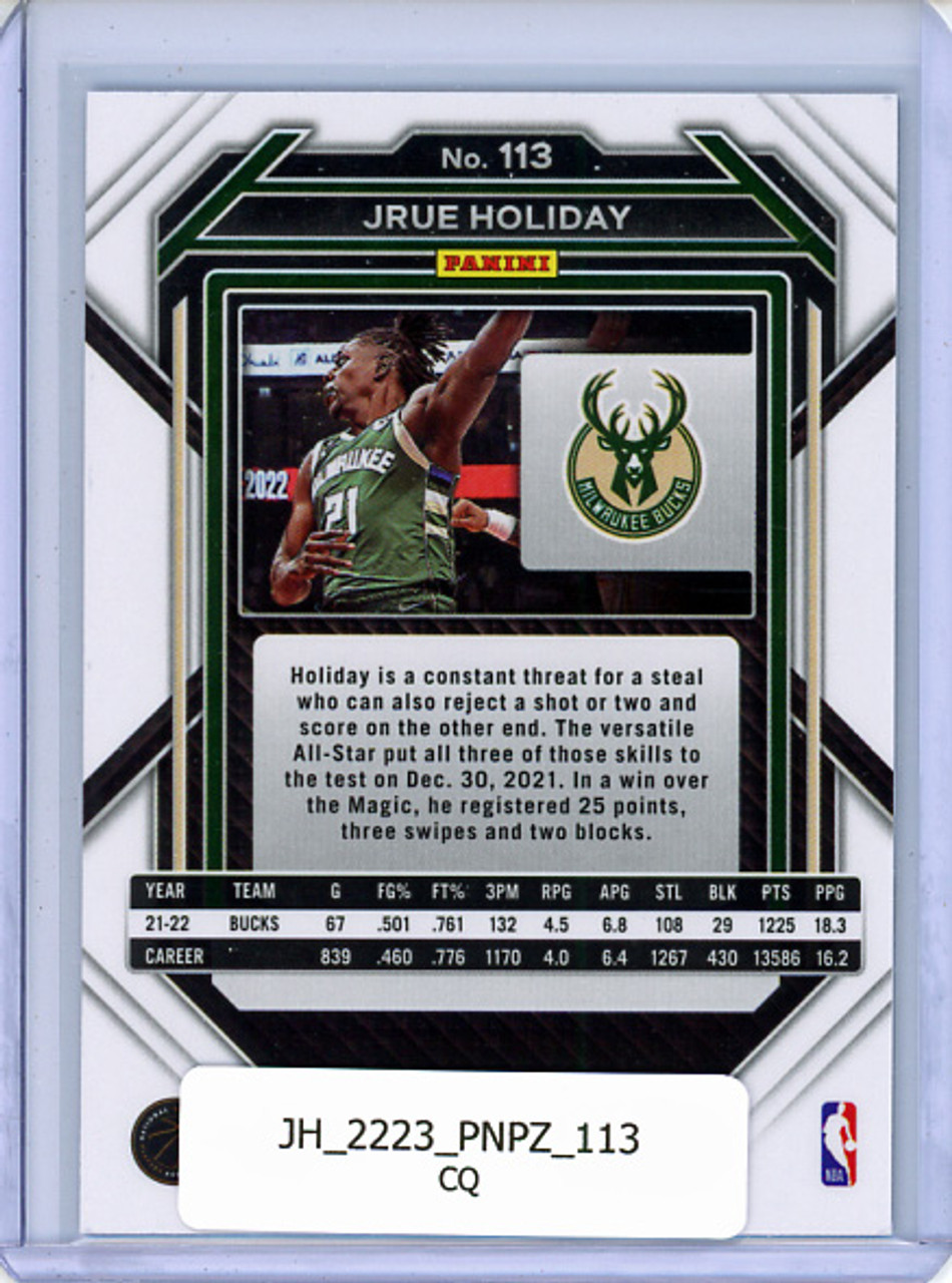 Jrue Holiday 2022-23 Prizm #113 (CQ)