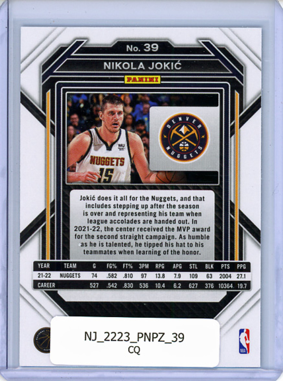Nikola Jokic 2022-23 Prizm #39 (CQ)