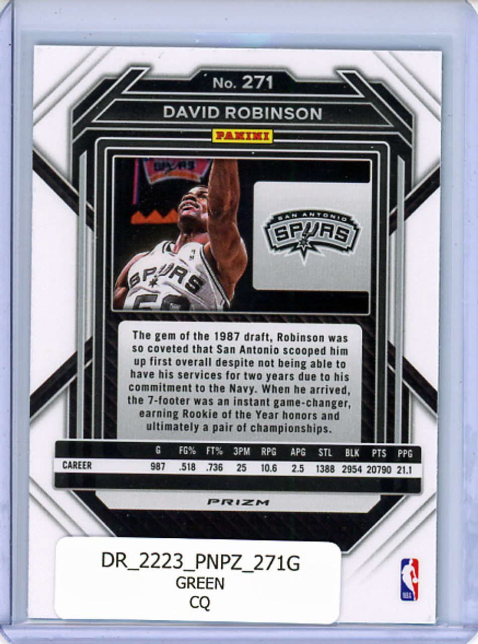 David Robinson 2022-23 Prizm #271 Green (CQ)