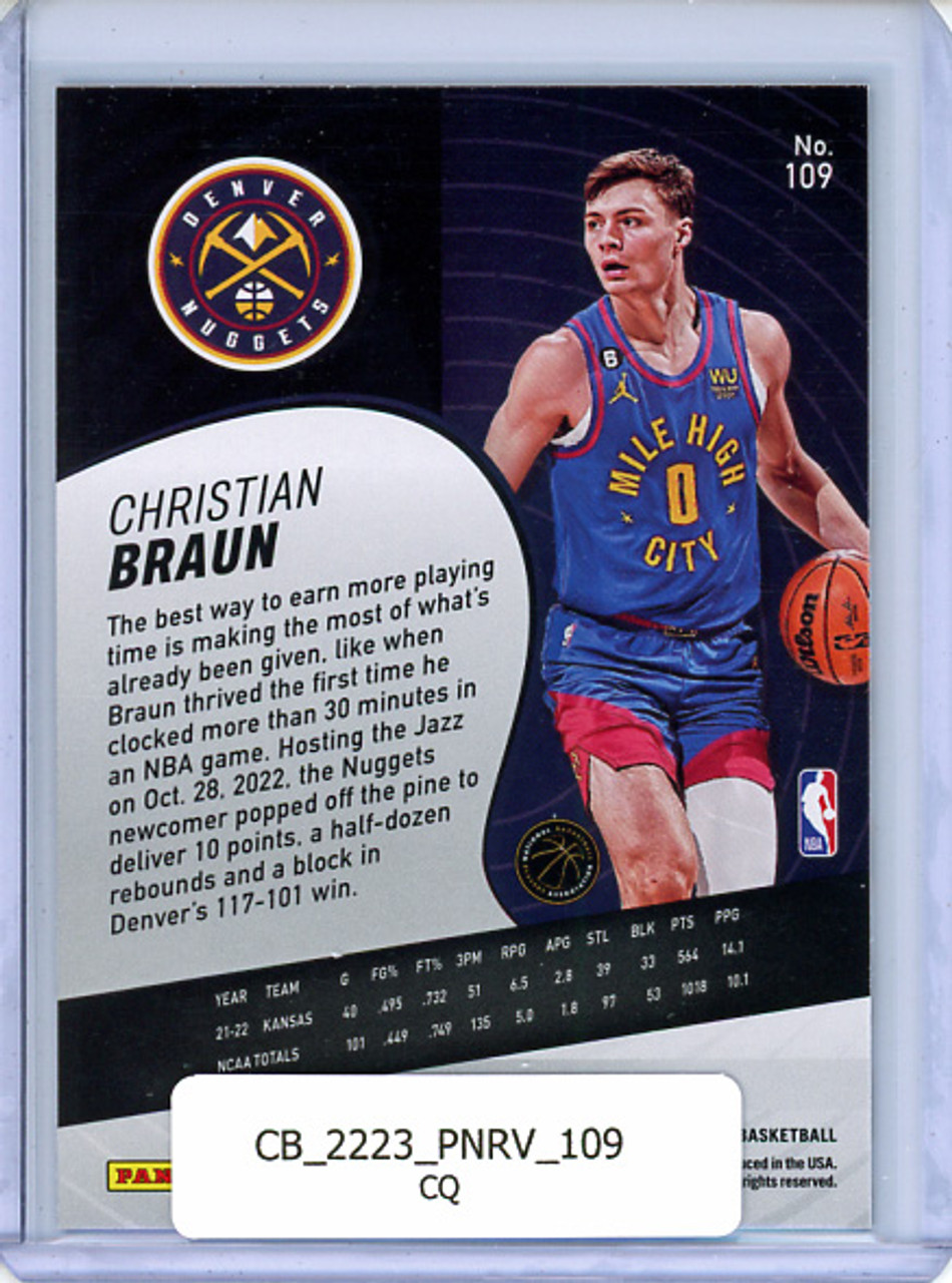 Christian Braun 2022-23 Revolution #109 (CQ)
