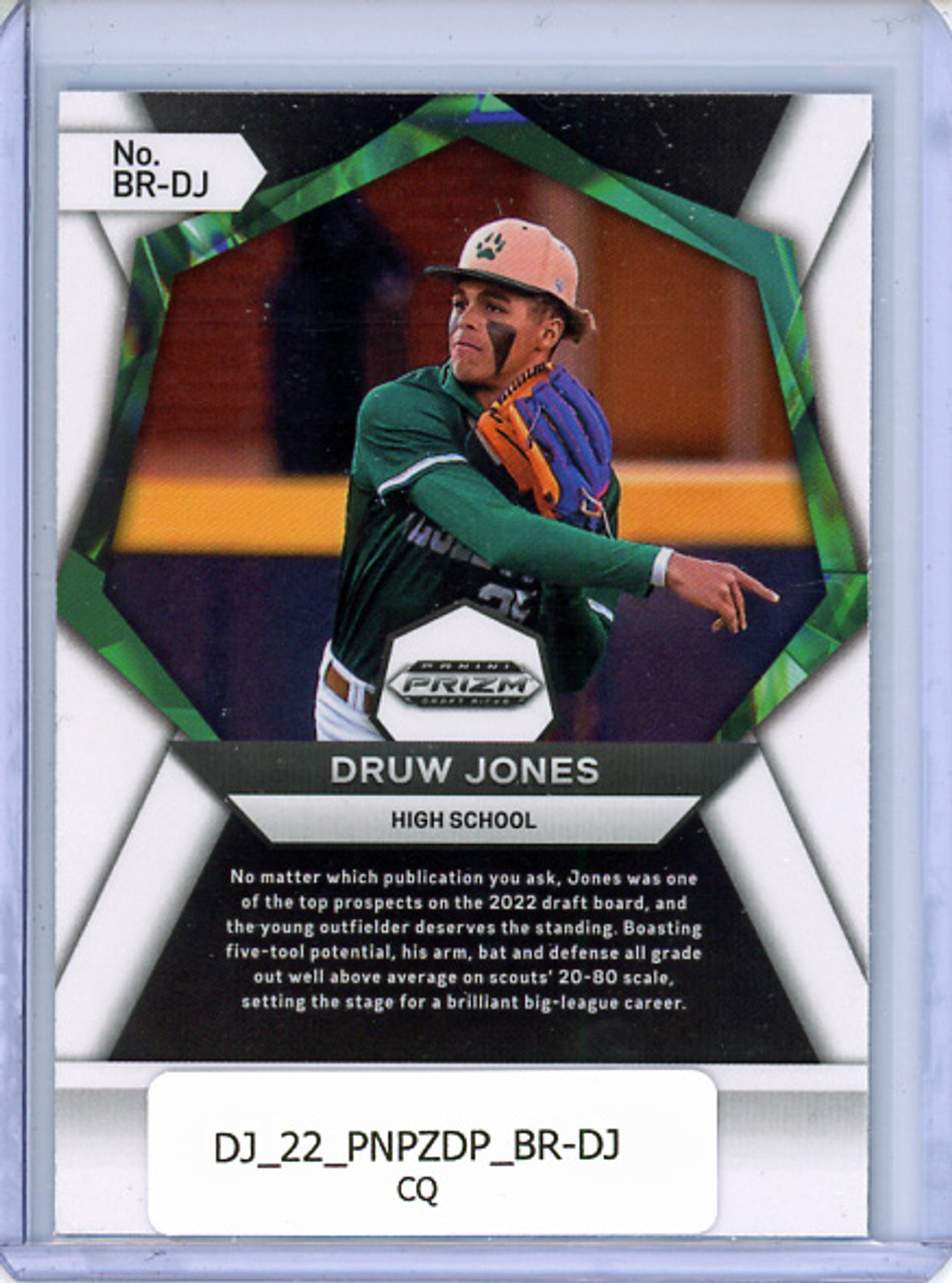 Druw Jones 2022 Prizm Draft Picks, Brilliance #BR-DJ (CQ)