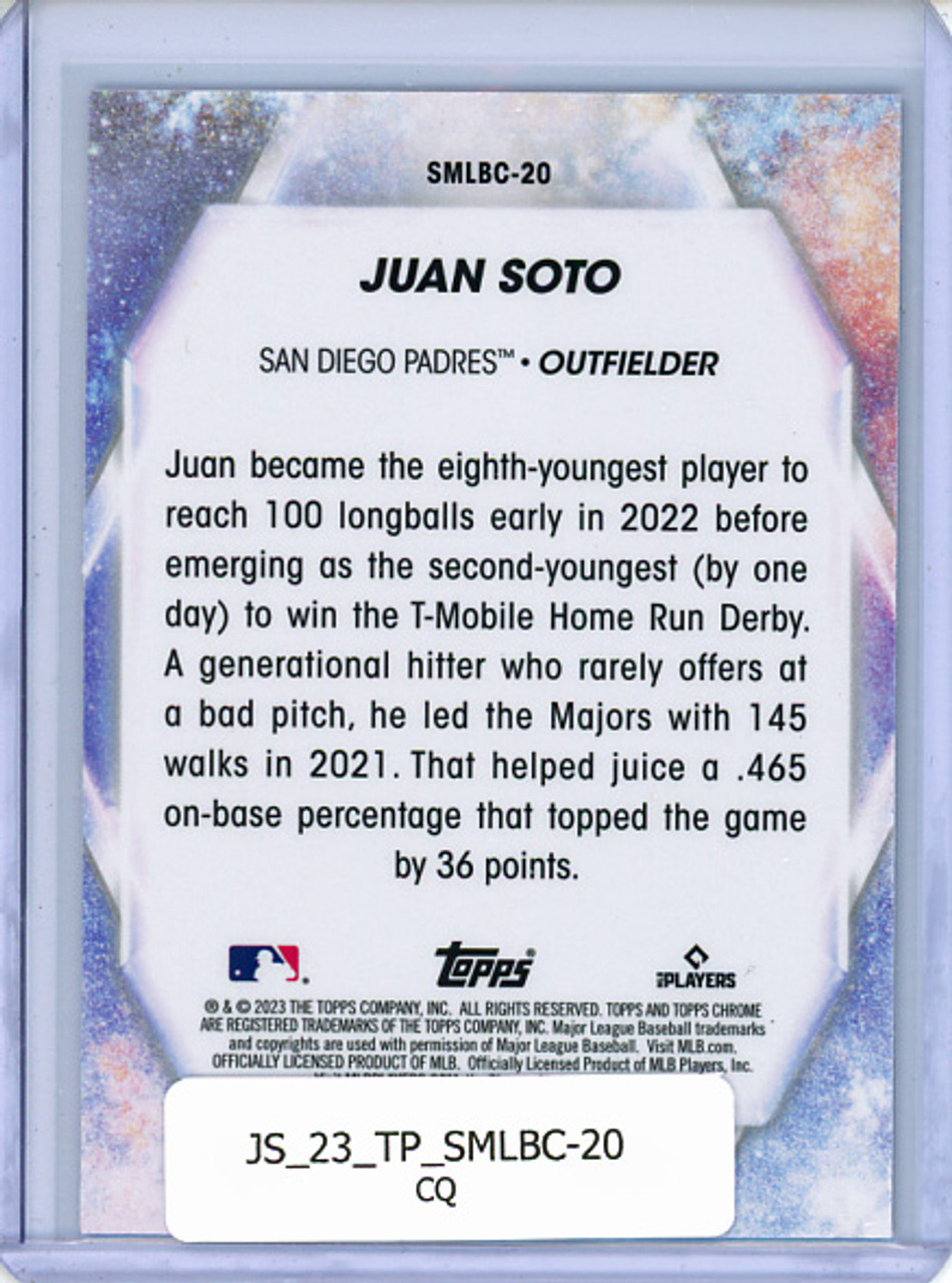 Juan Soto 2023 Topps, Stars of MLB Chrome #SMLBC-20 (CQ)