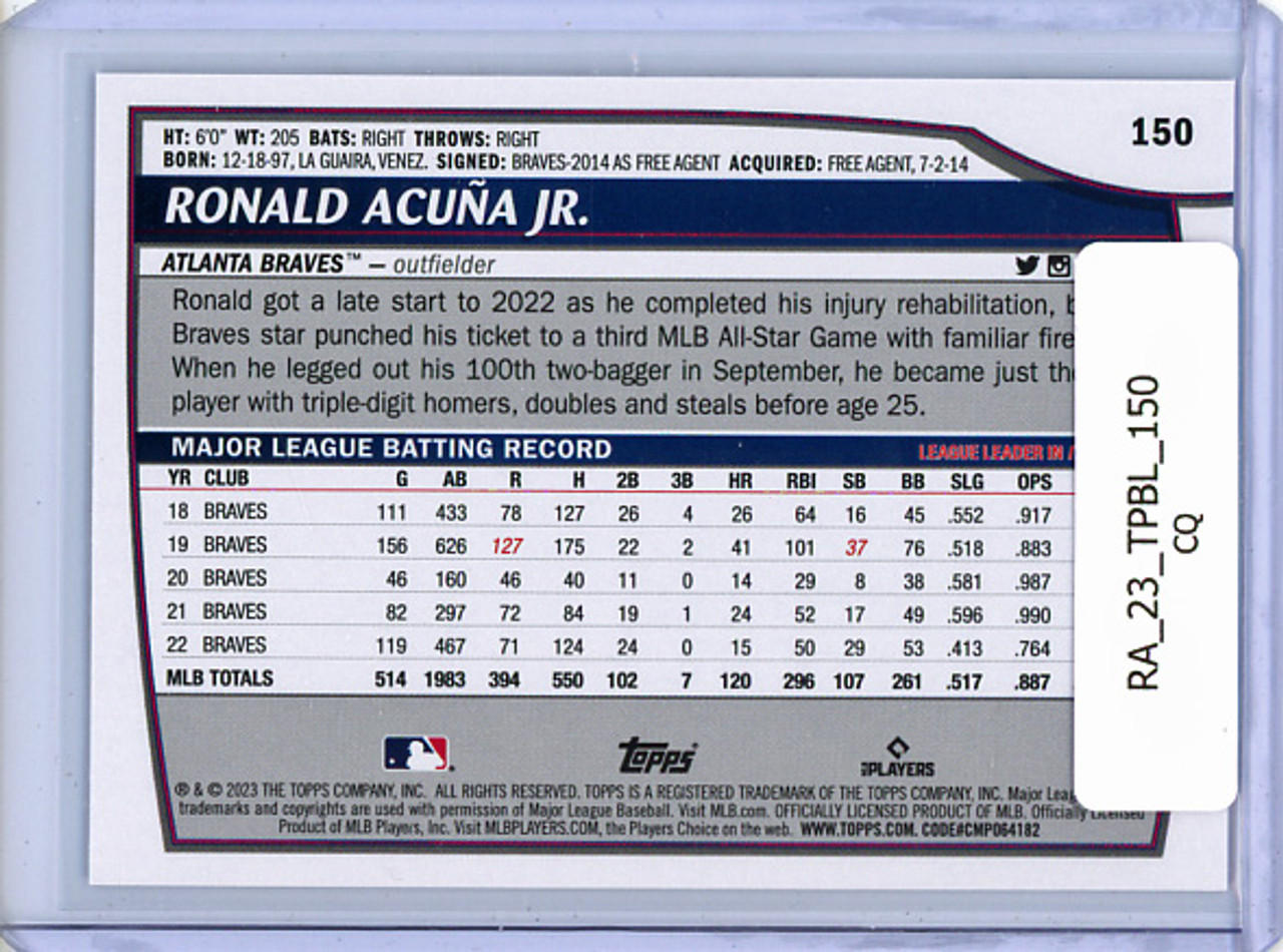 Ronald Acuna Jr. 2023 Big League #150 (CQ)