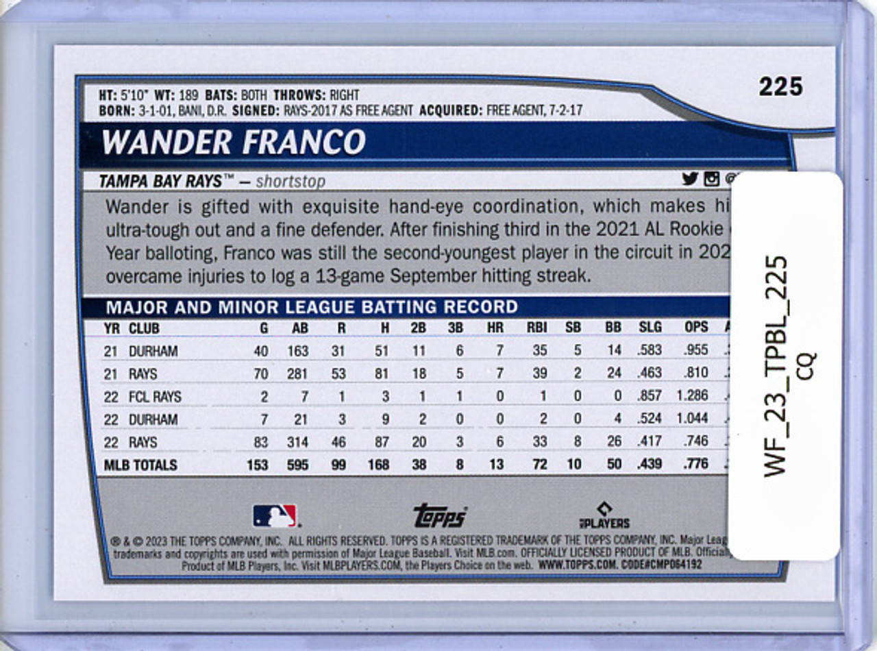 Wander Franco 2023 Big League #225 Rainbow Foil (CQ)