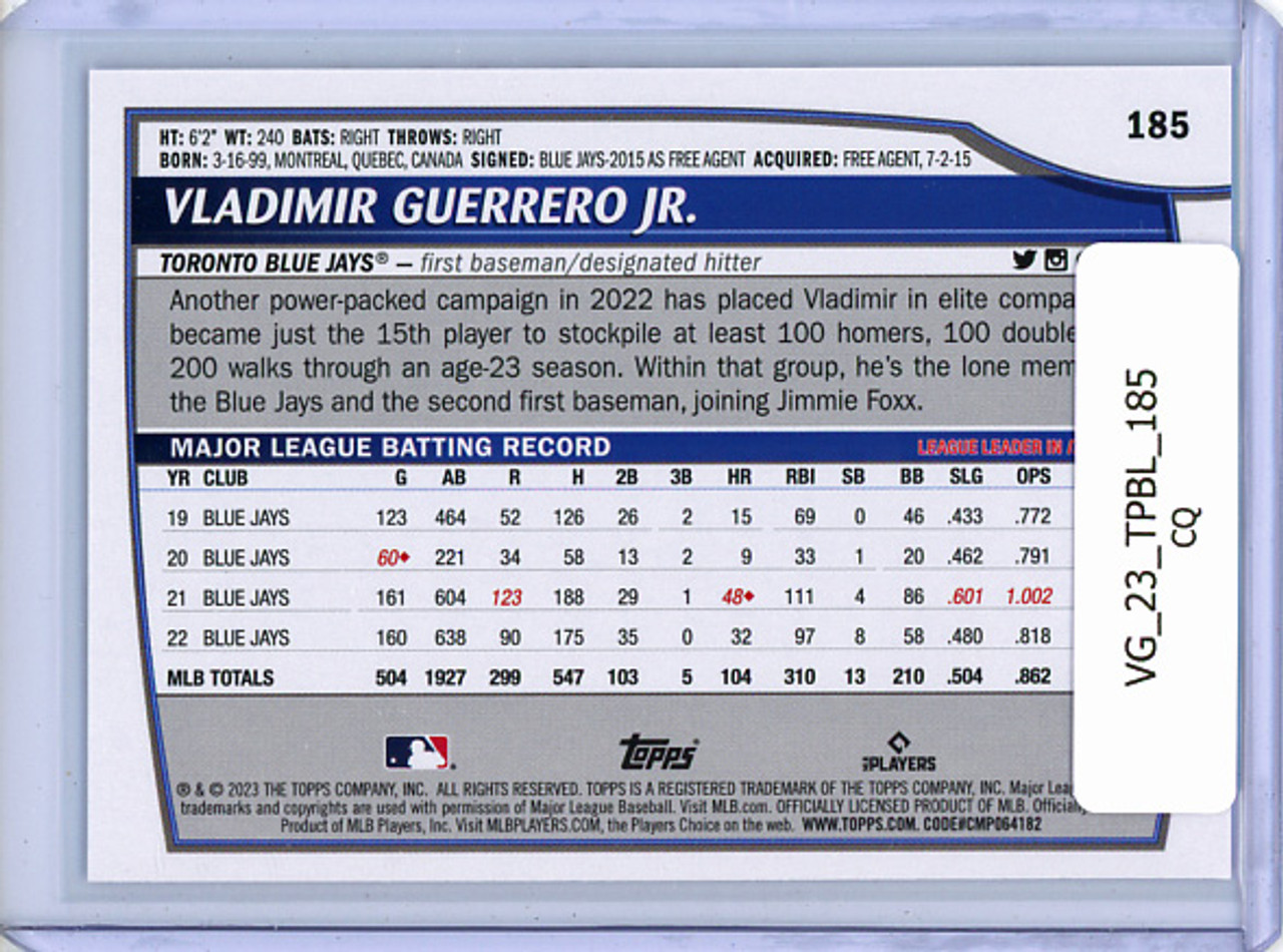 Vladimir Guerrero Jr. 2023 Big League #185 (CQ)