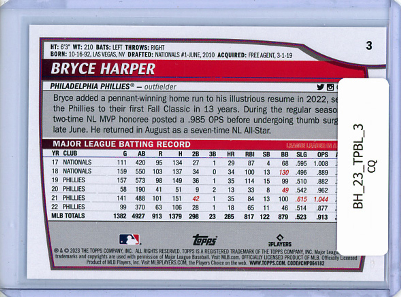 Bryce Harper 2023 Big League #3 (CQ)