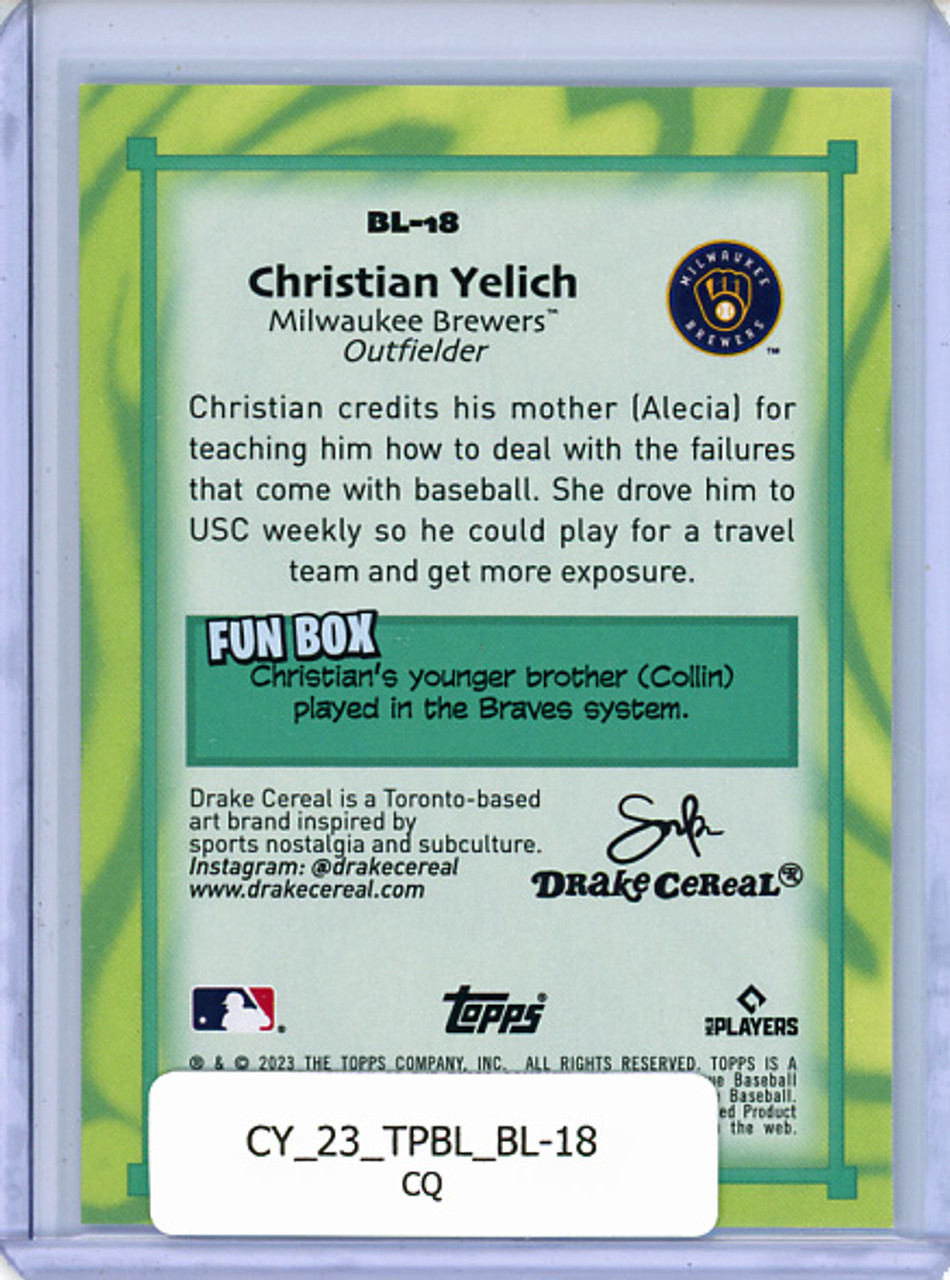 Christian Yelich 2023 Big League, Big Leaguers #BL-18 (CQ)