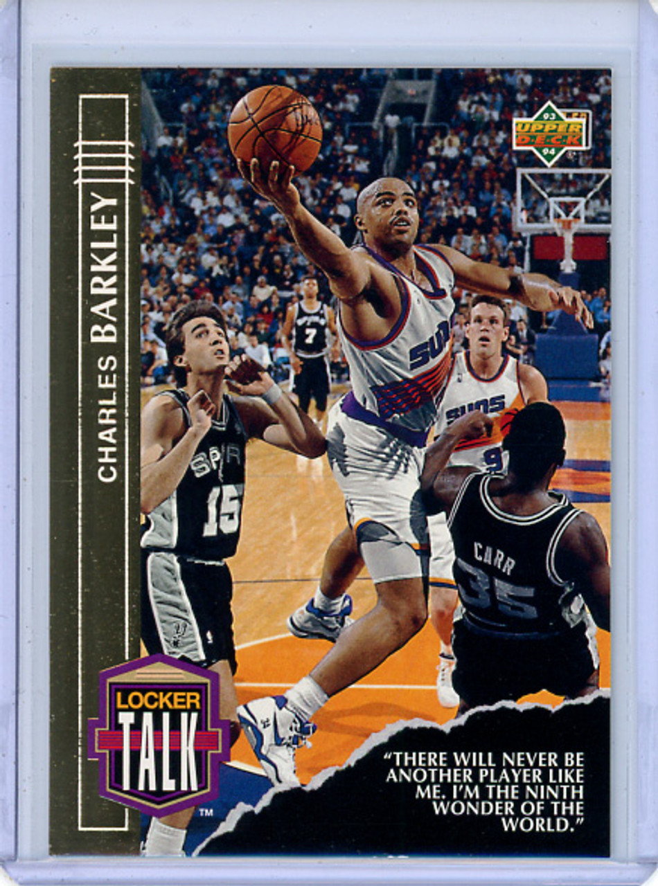 Charles Barkley 1993-94 Upper Deck, Locker Talk #LT8 (CQ)