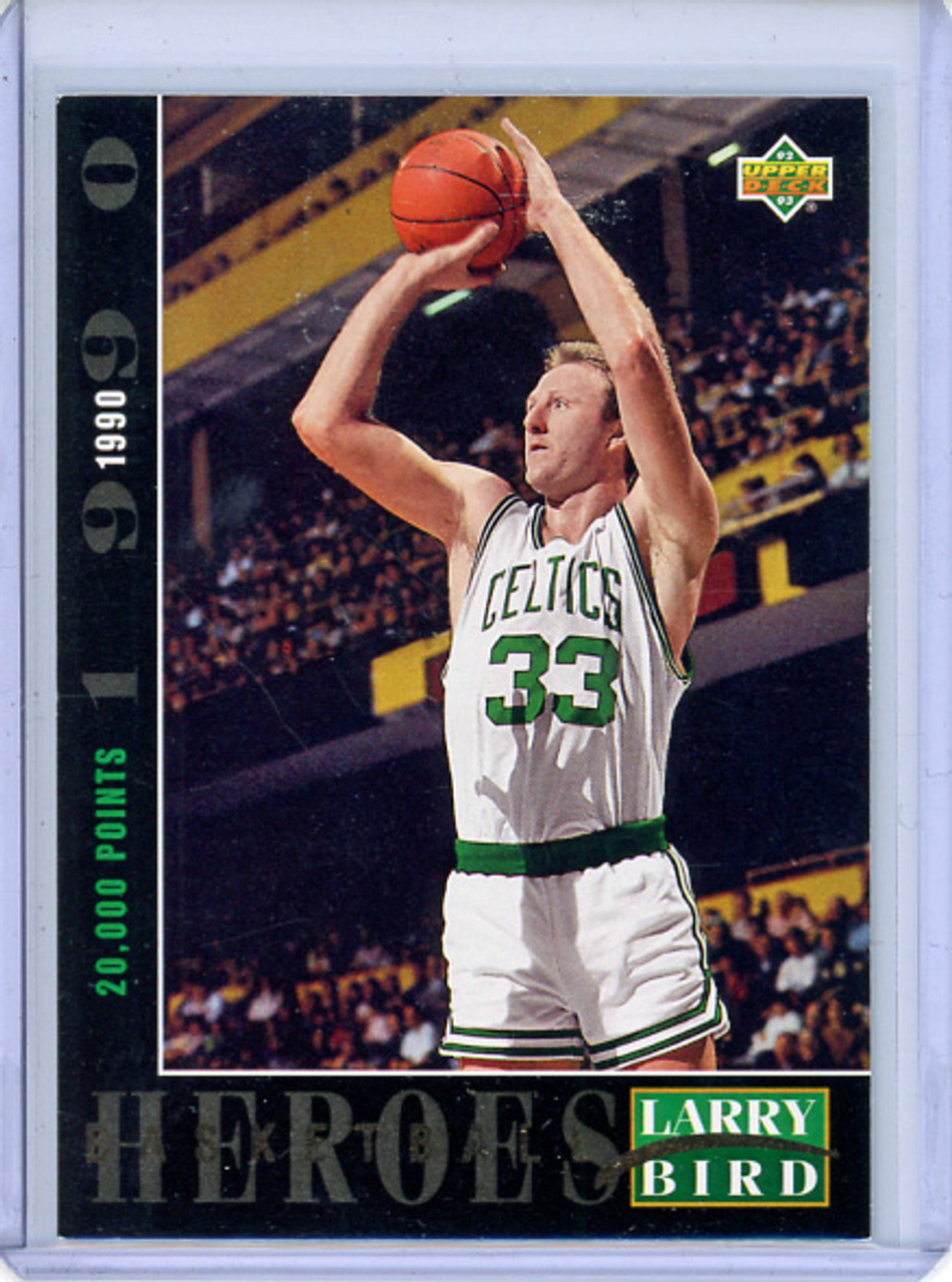 Larry Bird 1992-93 Upper Deck, Larry Bird Heroes #25 (CQ)