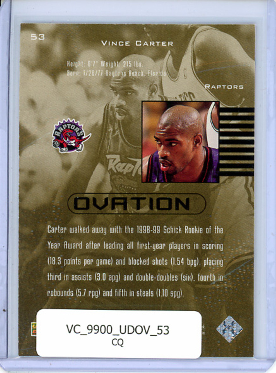 Vince Carter 1999-00 Ovation #53 (CQ)