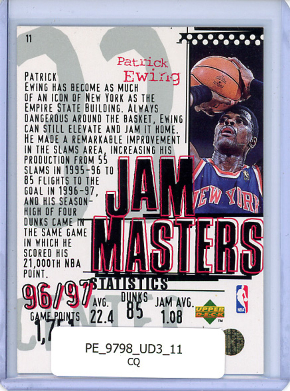 Patrick Ewing 1997-98 UD3 #11 Jam Masters (CQ)