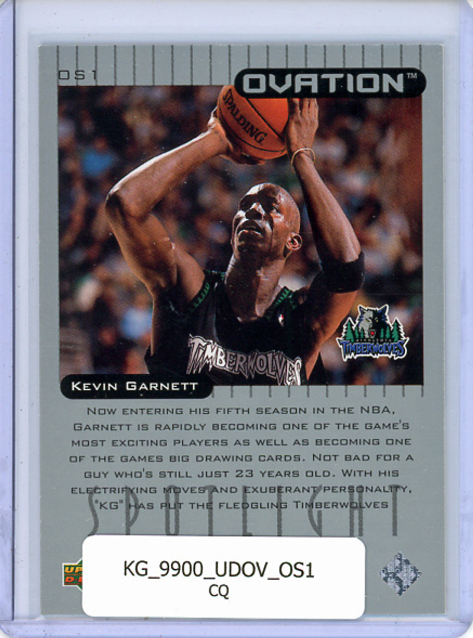 Kevin Garnett 1999-00 Ovation, Spotlight #OS1 (CQ)