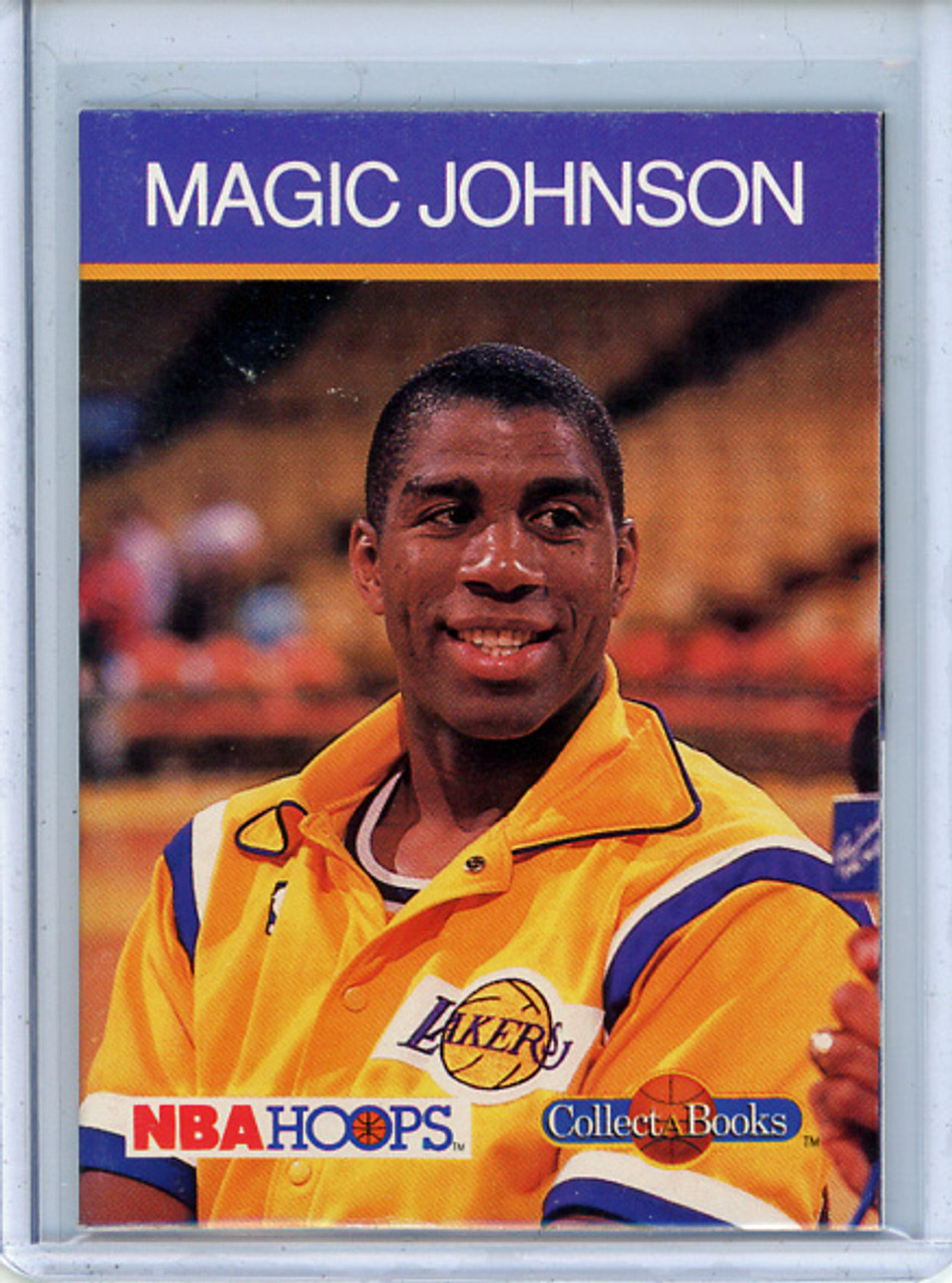 Magic Johnson 1990-91 Hoops, CollectABooks #29 (CQ)